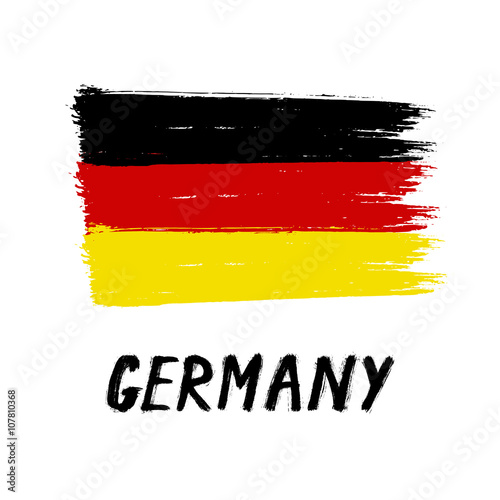 Flag Of Germany - Grunge