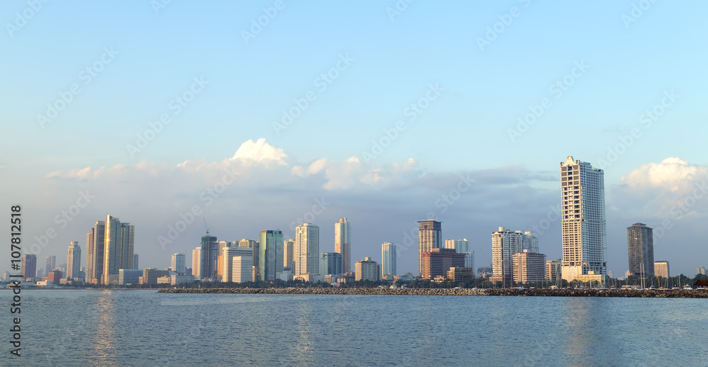 The picture of Manila bay, Philippines