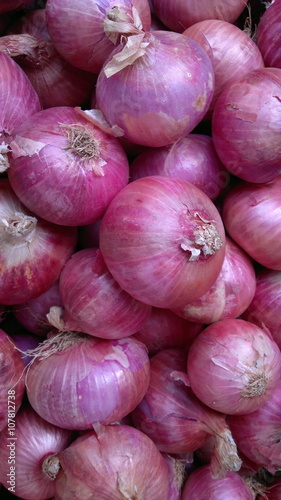 large onion on the market