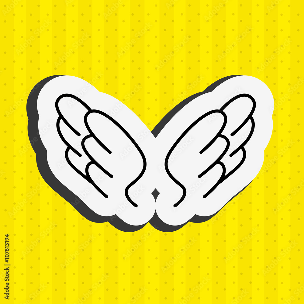 Fototapeta premium angels wings design