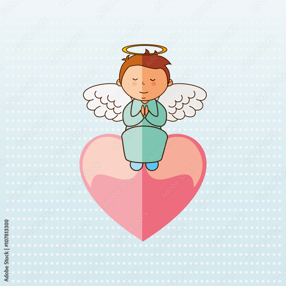 Obraz premium cute angel design 