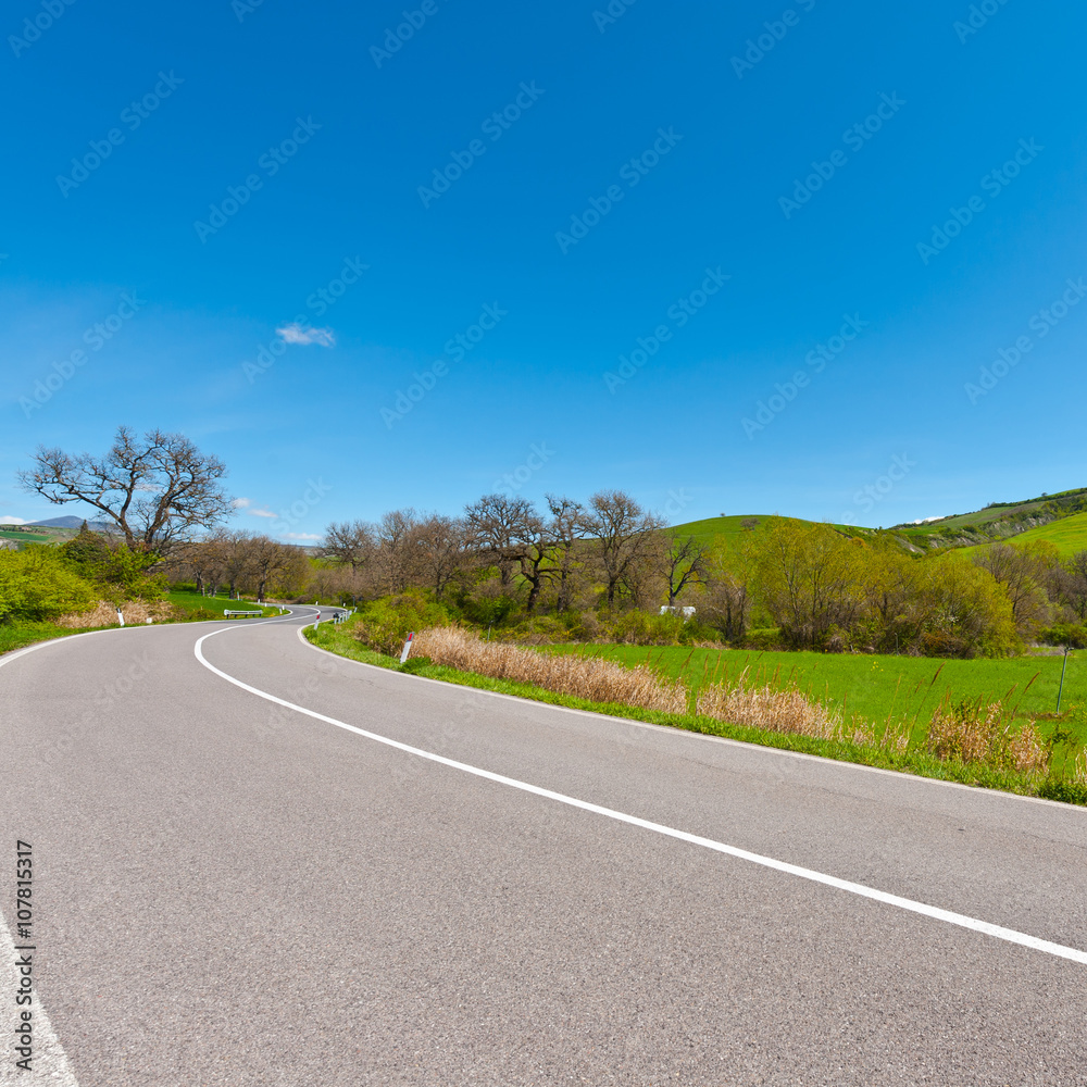 Fototapeta premium Asphalt Road