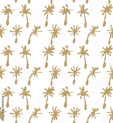 Vector seamless modern brush spot pattern. Hand drawn artistic pattern. 