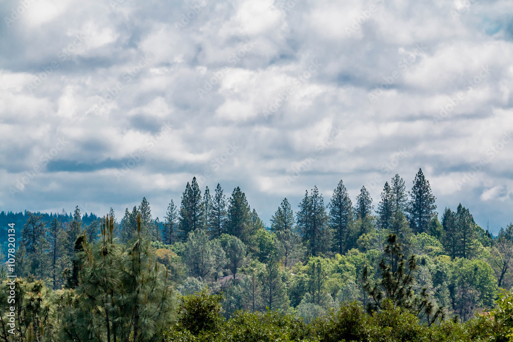 Clouds Over Landscape