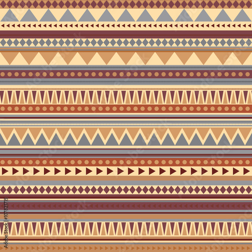aztec seamless pattern ancient colors