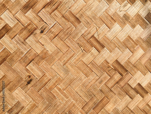 Bamboo Weave wooden background