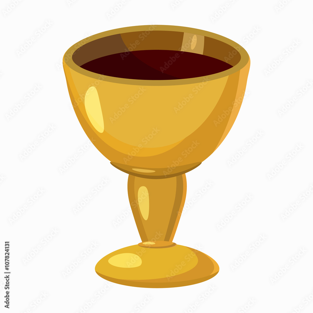 Holy Grail icon, cartoon style Stock Vector | Adobe Stock