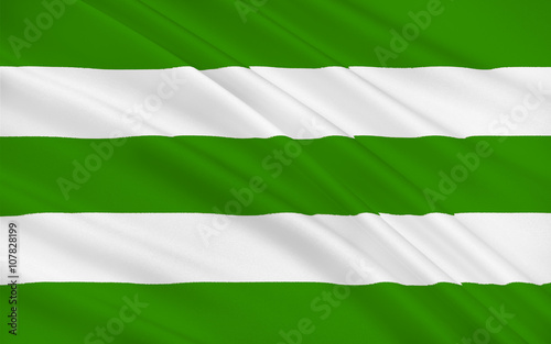 Flag of County Fermanagh in Northern Ireland photo