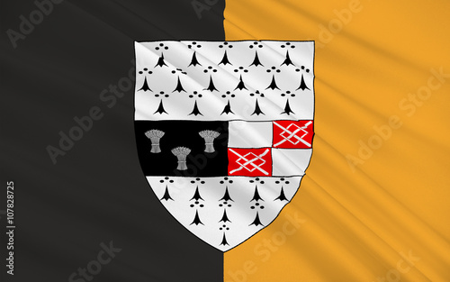 Flag Kilkenny is a city located in south-east part of Ireland photo