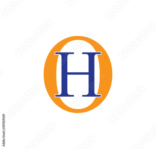HO logotype simple modern