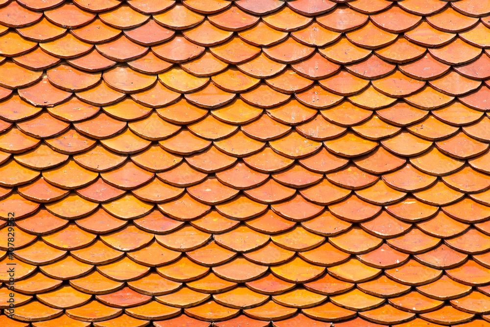 red old Clay tile roof texture abstract background red old Clay tile roof texture abstract background