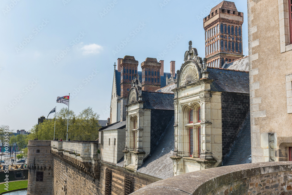 Breton castle. Nantes. France
