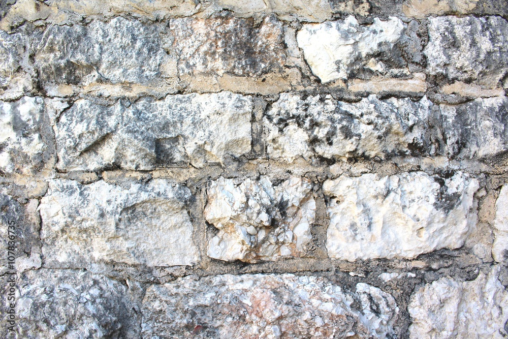 Texture of the stone wall Texture of the stone wall