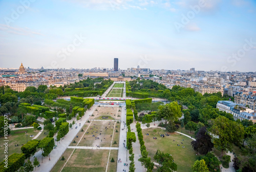 Paris skyline from Eiffel tower