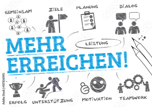 Mehr erreichen, doodle