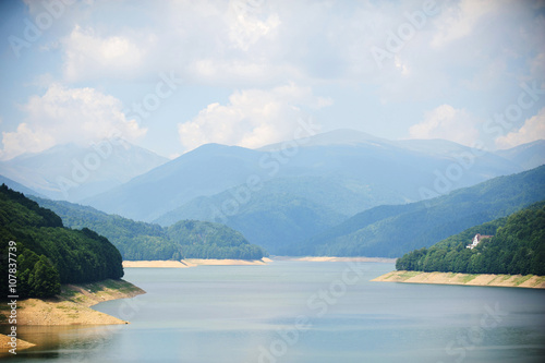 View on River and Mountains