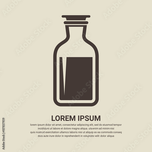 Medicine bottle icon - Vector