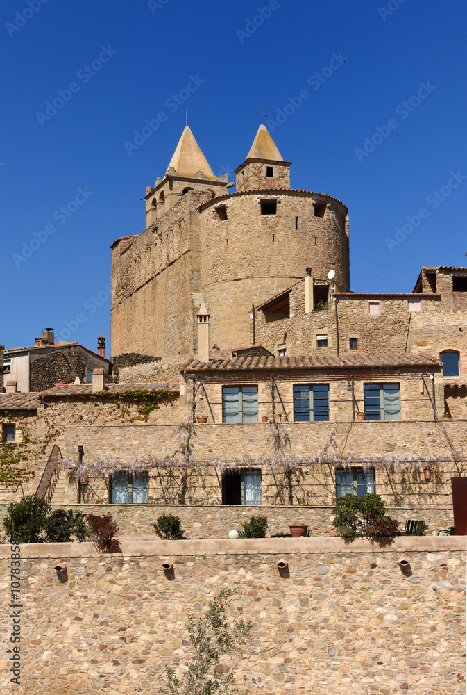 Beautiful village of Madremanya in the Ampurdan, Girona province