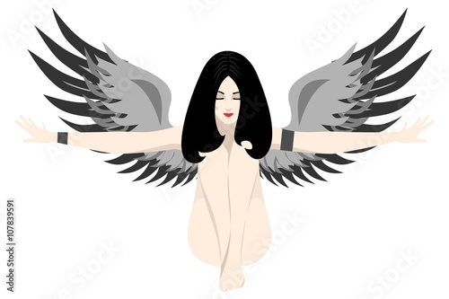 beautiful angel black