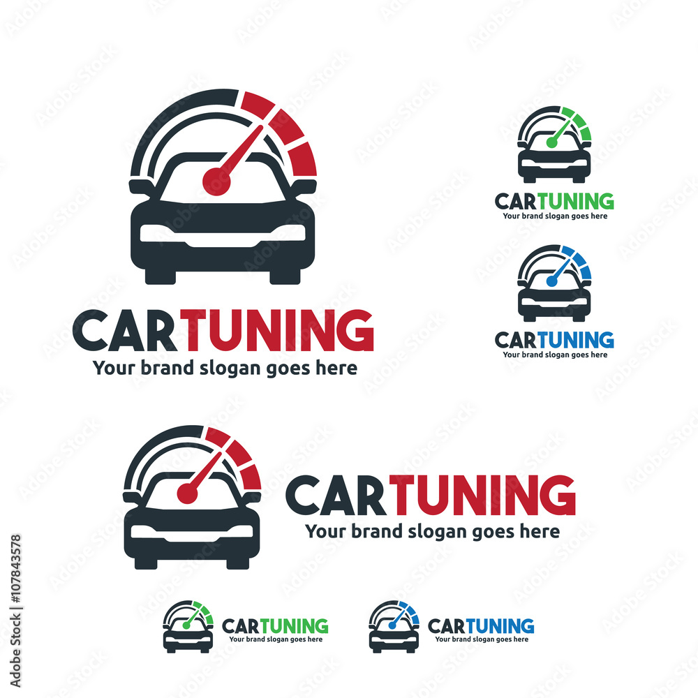 Car Speedometer Logo, Car tuning logo, Car engine upgrade, Car service garage loo Car Speedometer Logo, Car tuning logo, Car engine upgrade, Car service garage loo