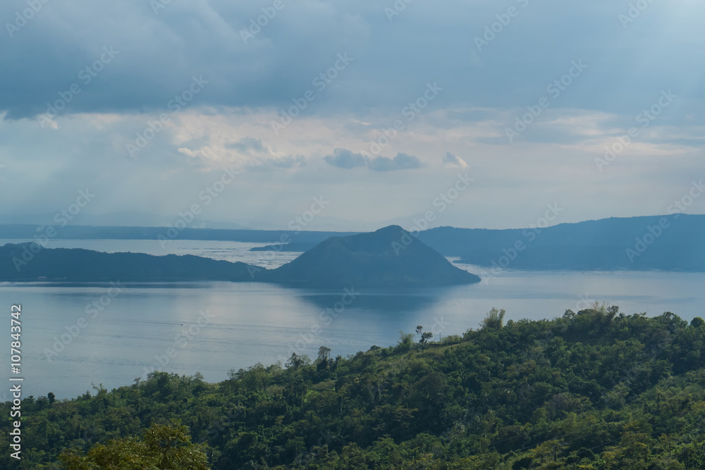 Beautiful view of Taal Volcano