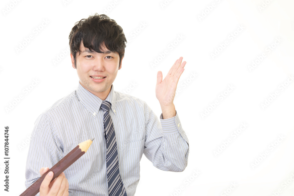 笑顔のビジネスマン