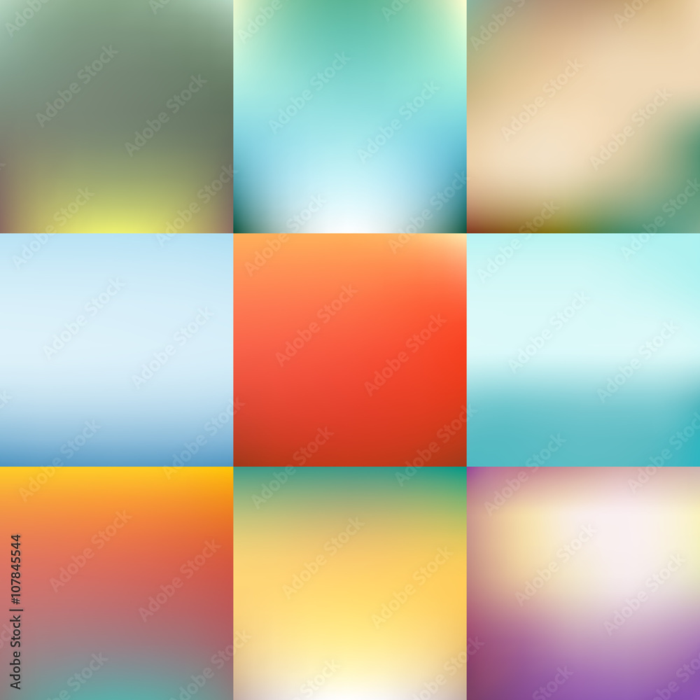 Abstract blurred background design illustration. Can be used for website, banners or presentation. Minimalistic vector templates. Clean glossy defocused concept.