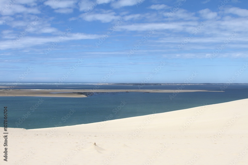 la dune du pilat et le banc d'arguin,bassin d'Arcachon