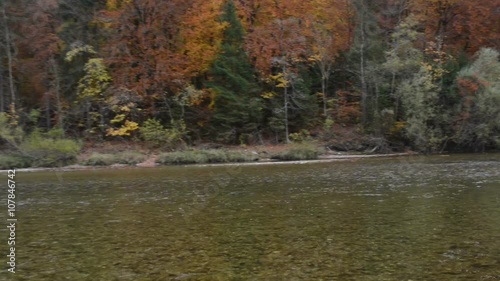 Isar river next to Pullach in Bavaria. Near Munich. (Germany)  photo