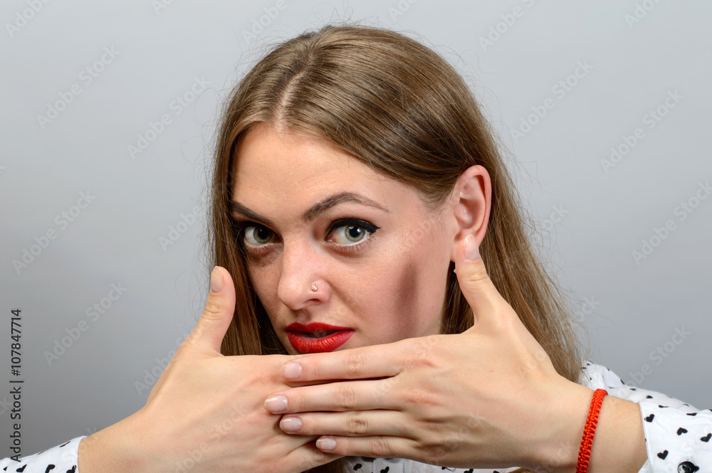 she almost covered her mouth with her hands she almost covered her mouth with her hands