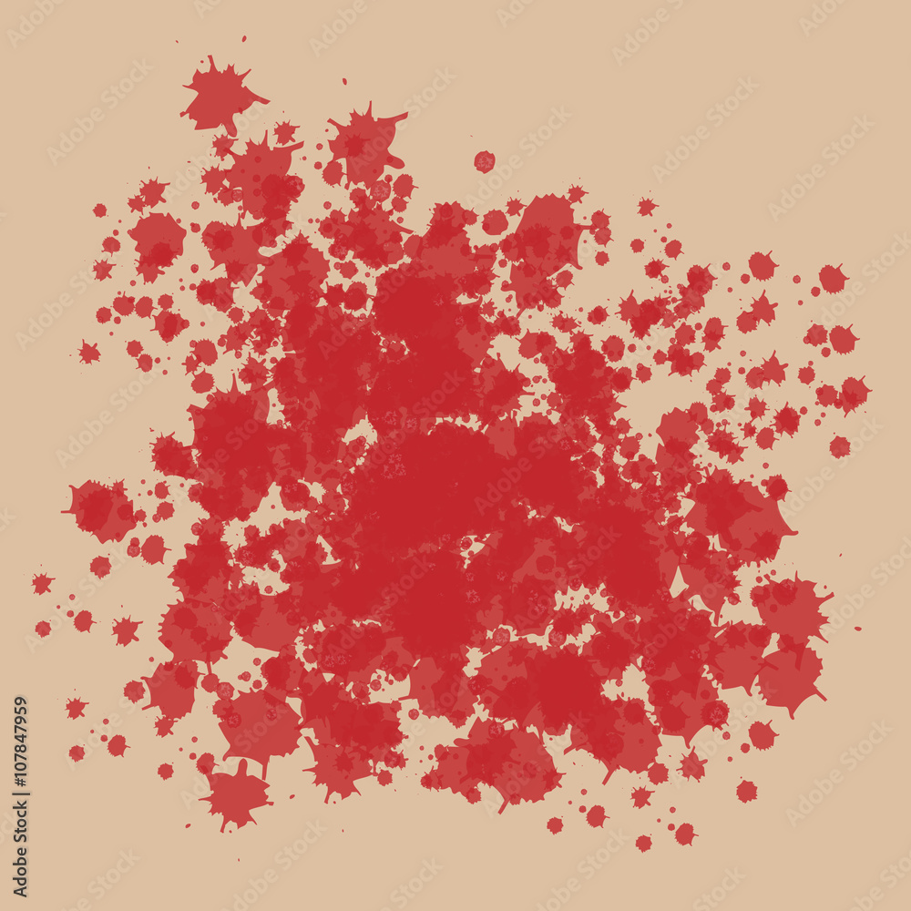 Drop of blood. Vector illustration. Drop of blood. Vector illustration.