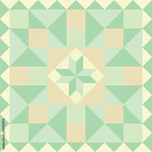 Abstract pattern in patchwork style. Seamless vector.