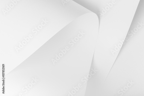 Abstract, background picture of white sheets of paper.