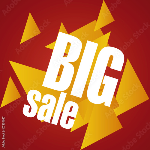 Big sale first orange red abstract background