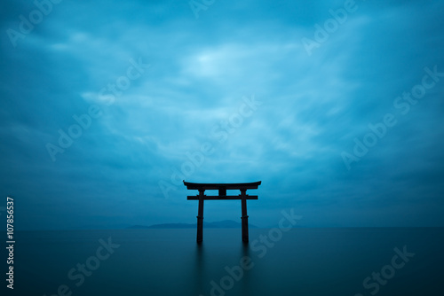 Photo Shirahige shrine,takashima city,shiga,japan
