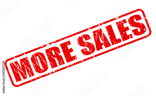 MORE SALES red stamp text