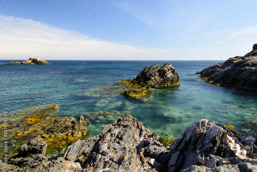 Seascape of the Palo de Cabos coast, Spain