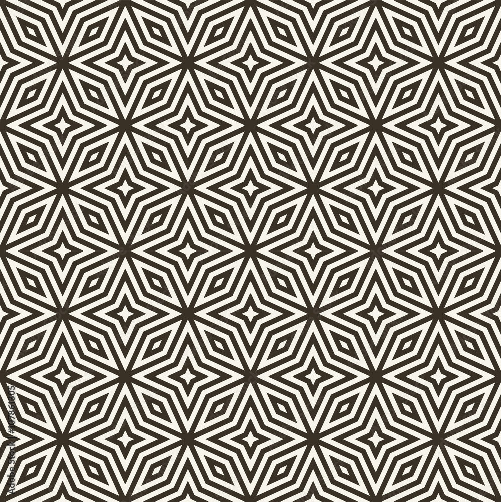 Geometric seamless pattern background vector