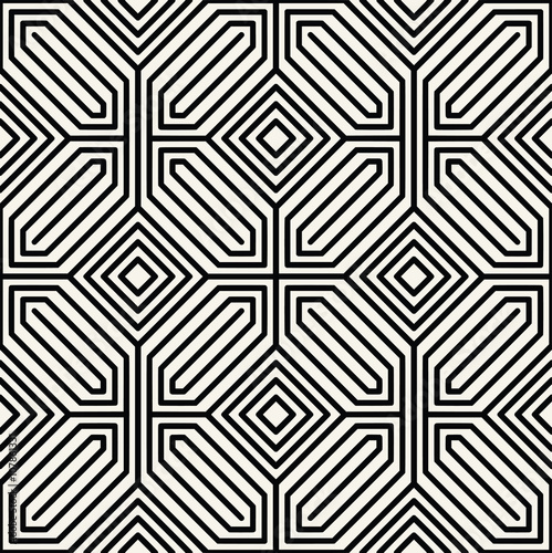 Geometric seamless pattern background vector