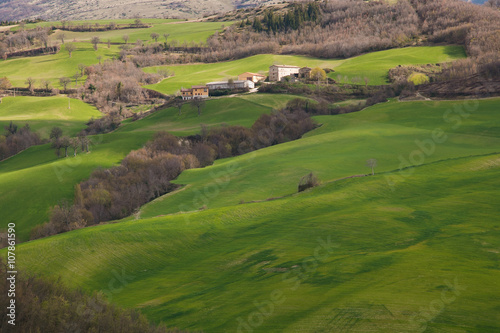 Tipico paesaggio rurale delle marche
