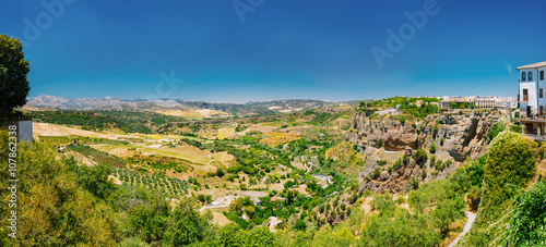 Tajo De Ronda Is A Gorge Carved By The Guadalevin River, On Whic