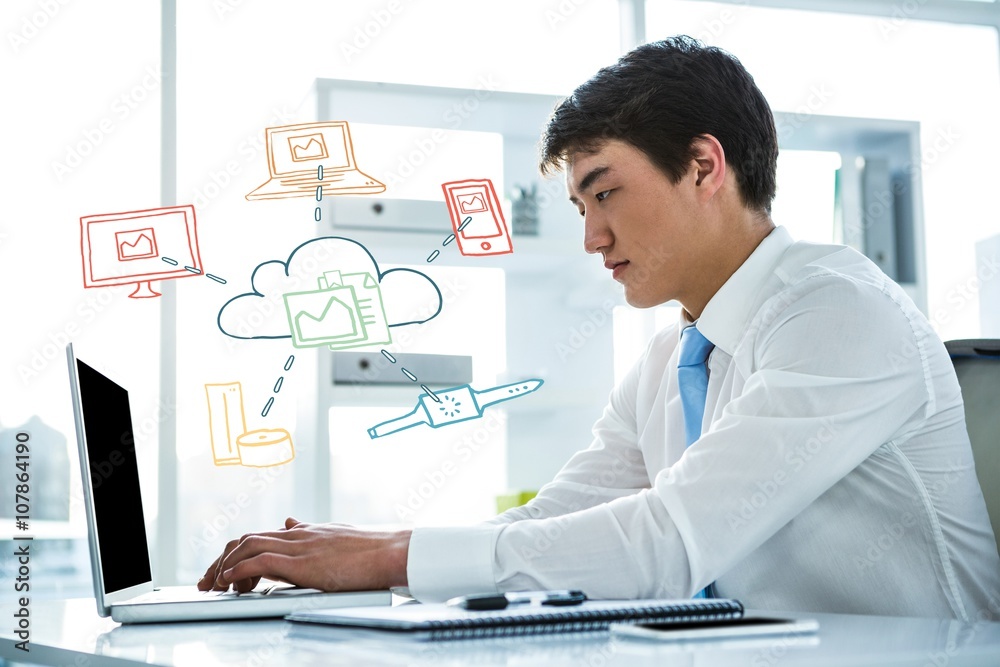 Composite image of cloud computing doodle Composite image of cloud computing doodle