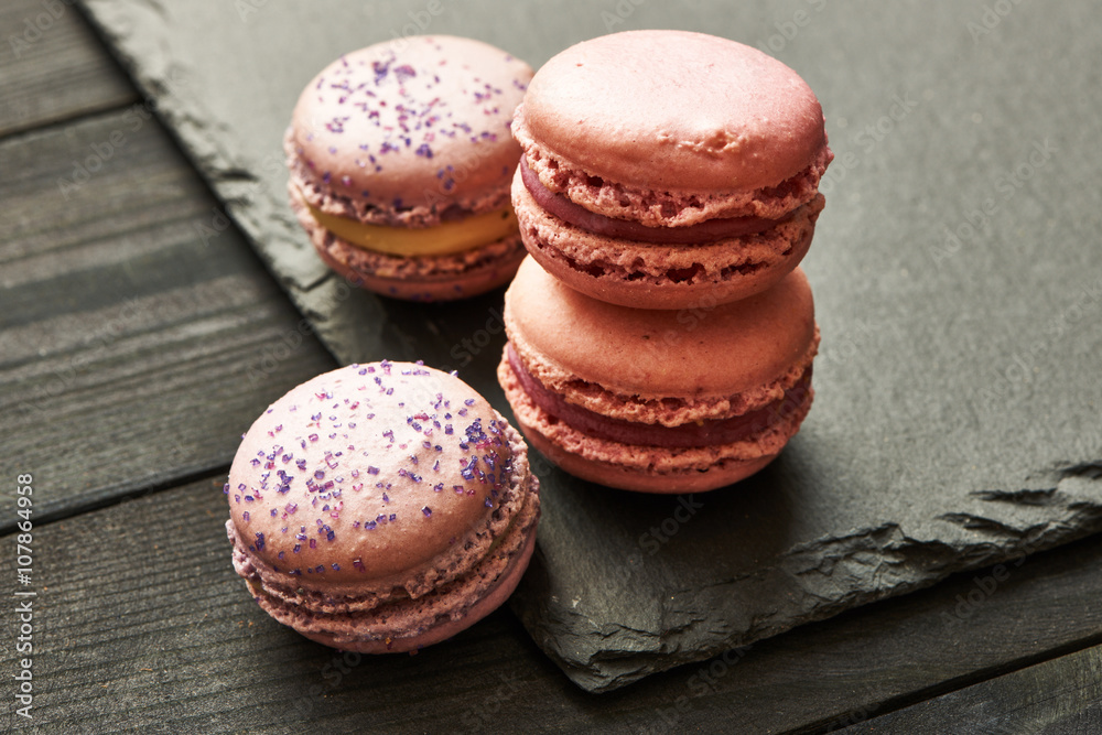 French delicious dessert macaroons French delicious dessert macaroons