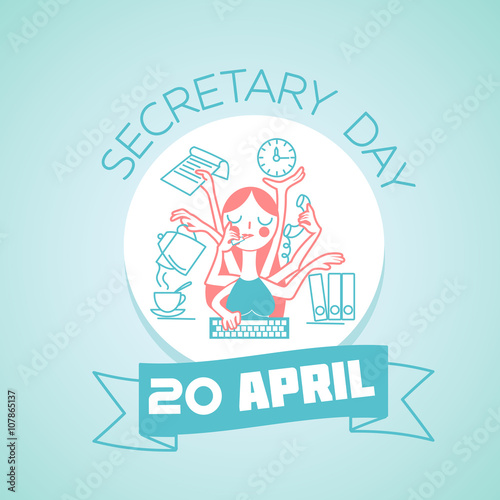 20 April secretary day