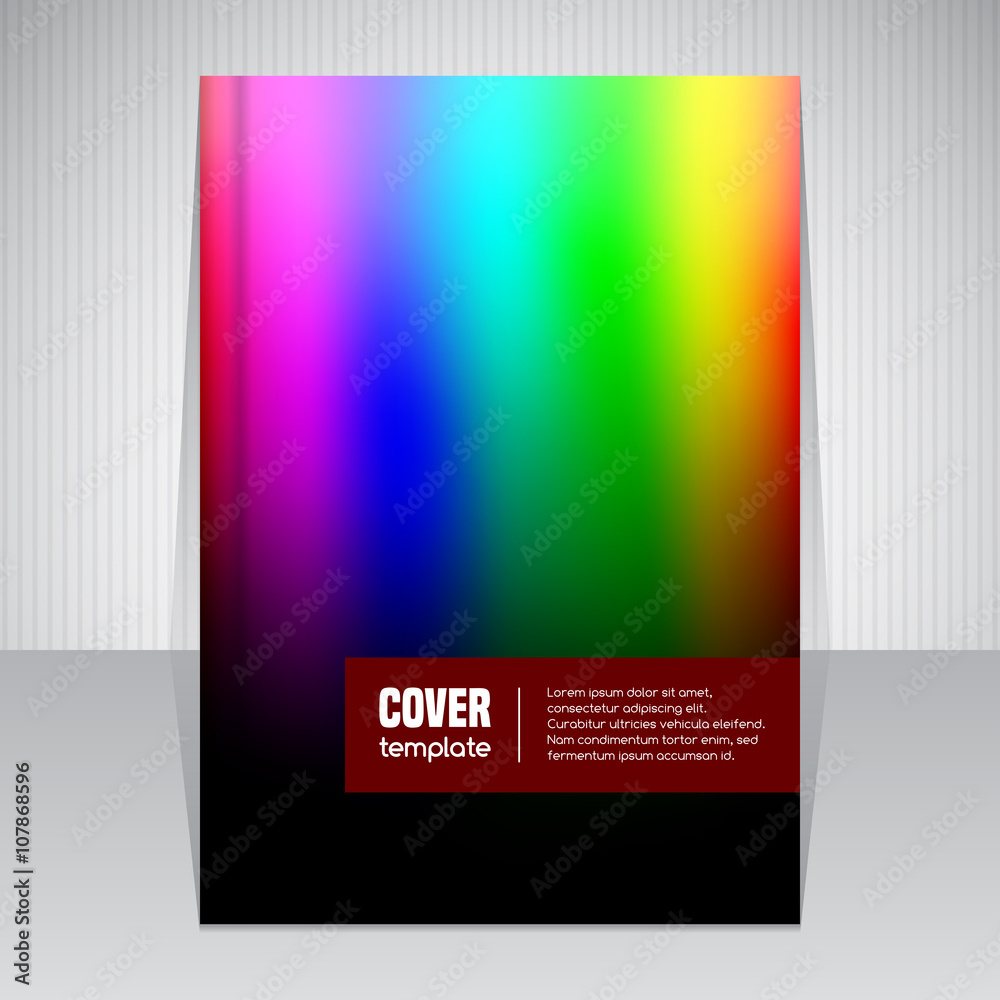 Naklejka premium Abstract cover template