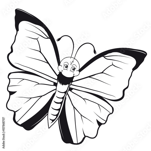 zauberhafter Schmetterling Ausmalbild Butterfly Outlines