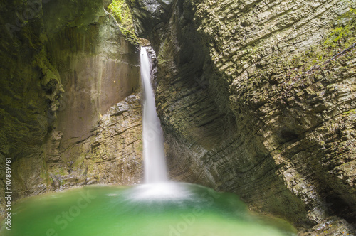 kozjak waterfall, slovenia 