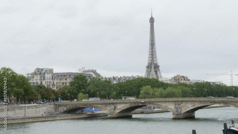 Famous Eiffel tower and Alexander III bridge golden statues in Paris France 4K 2160p UltraHD tilt footage - Paris and French sights by the day slow tilting 4K 3840X2160 30fps UHD video Famous Eiffel tower and Alexander III bridge golden statues in Paris France 4K 2160p UltraHD tilt footage - Paris and French sights by the day slow tilting 4K 3840X2160 30fps UHD video