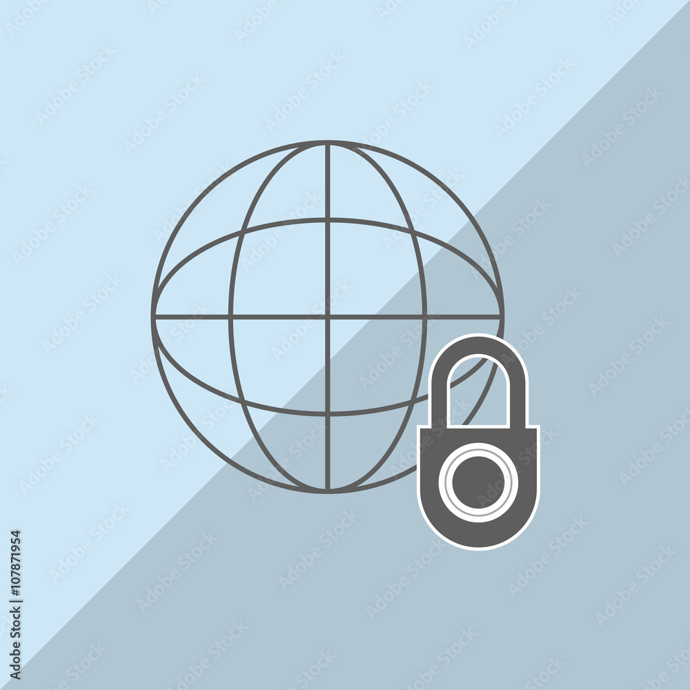 Graphic design of Security System, vector illustration Graphic design of Security System, vector illustration