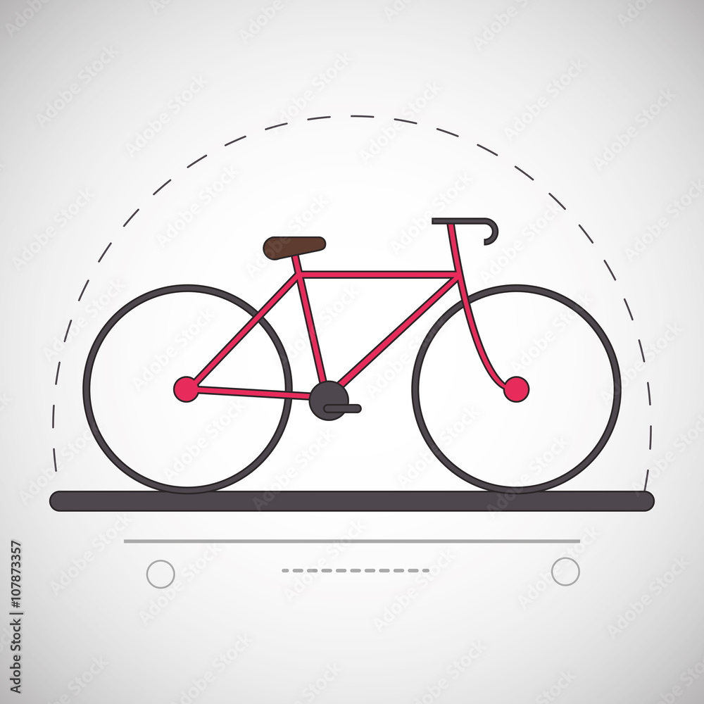 Graphic design of Bike lifestyle 